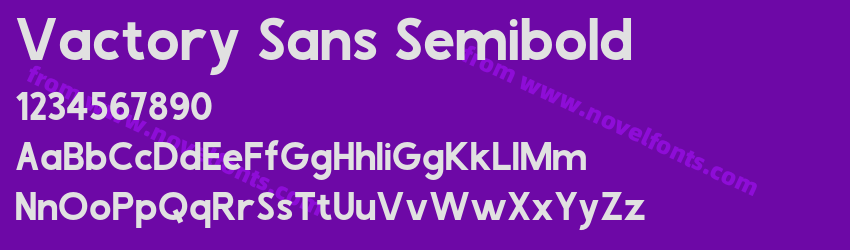 Vactory Sans SemiboldPreview Vactory Sans SemiboldPreview