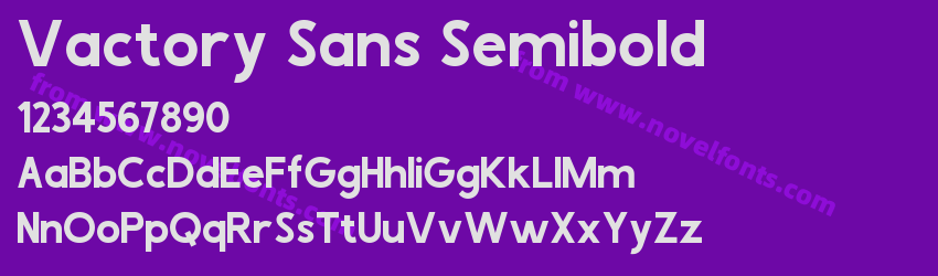 Vactory Sans SemiboldPreview Vactory Sans SemiboldPreview