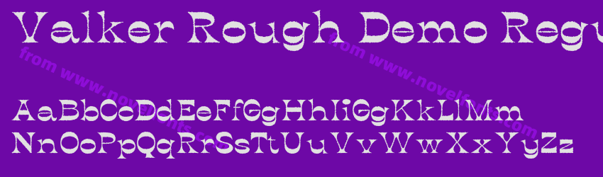 Valker Rough Demo RegularPreview Valker Rough Demo RegularPreview