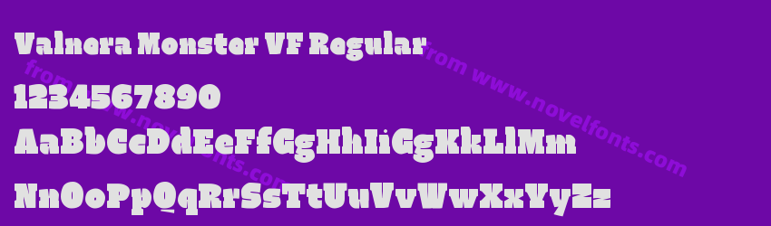 Valnera Monster VF RegularPreview Valnera Monster VF RegularPreview