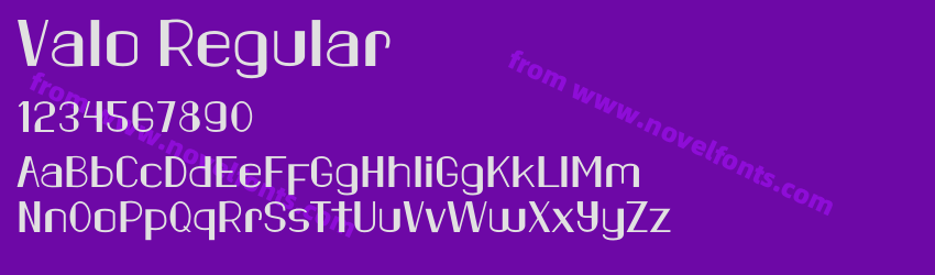 Valo RegularPreview Valo RegularPreview
