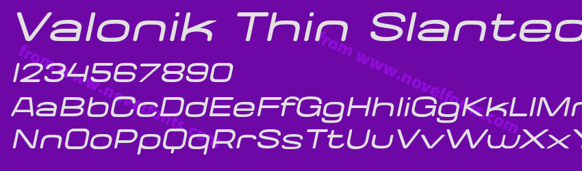 Valonik Thin SlantedPreview Valonik Thin SlantedPreview