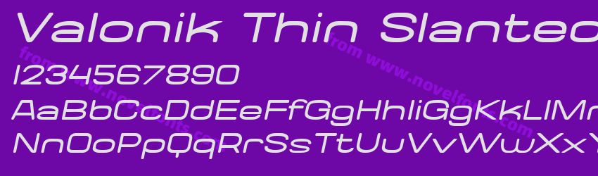 Valonik Thin SlantedPreview Valonik Thin SlantedPreview