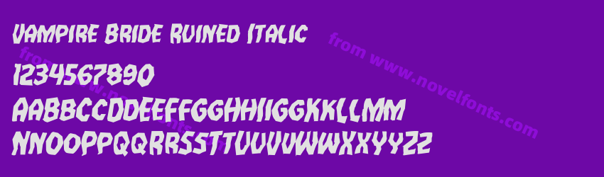 Vampire Bride Ruined ItalicPreview Vampire Bride Ruined ItalicPreview