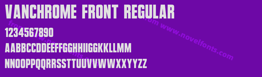 Vanchrome Front RegularPreview Vanchrome Front RegularPreview
