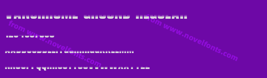Vanchrome Ground RegularPreview Vanchrome Ground RegularPreview
