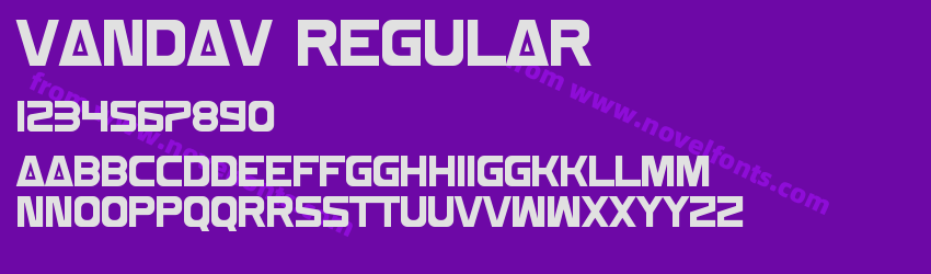 Vandav RegularPreview Vandav RegularPreview