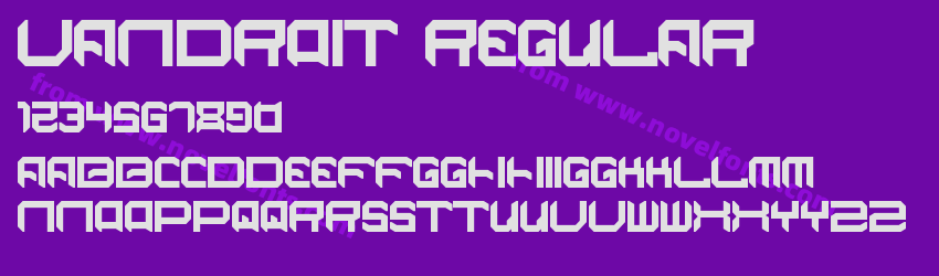 Vandroit RegularPreview Vandroit RegularPreview