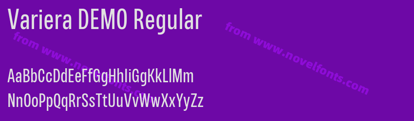 Variera DEMO RegularPreview Variera DEMO RegularPreview