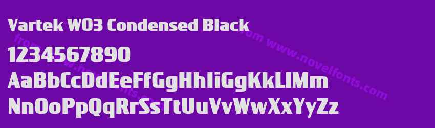 Vartek W03 Condensed BlackPreview Vartek W03 Condensed BlackPreview