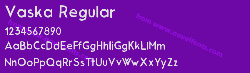 Vaska RegularPreview Vaska RegularPreview