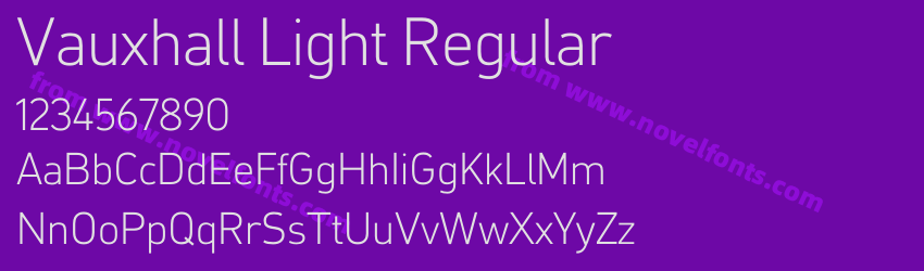 Vauxhall Light RegularPreview Vauxhall Light RegularPreview