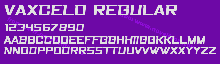 Vaxcelo RegularPreview Vaxcelo RegularPreview