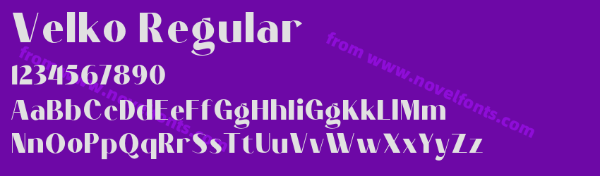Velko RegularPreview Velko RegularPreview
