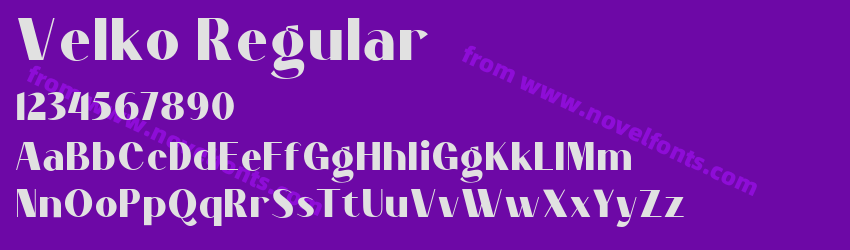 Velko RegularPreview Velko RegularPreview