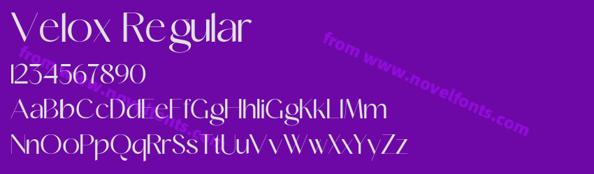 Velox RegularPreview Velox RegularPreview