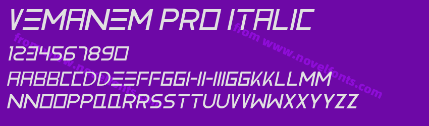 Vemanem Pro ItalicPreview Vemanem Pro ItalicPreview