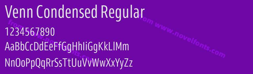 Venn Condensed RegularPreview Venn Condensed RegularPreview