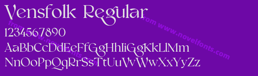 Vensfolk RegularPreview Vensfolk RegularPreview