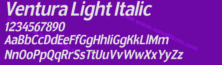 Ventura Light ItalicPreview Ventura Light ItalicPreview