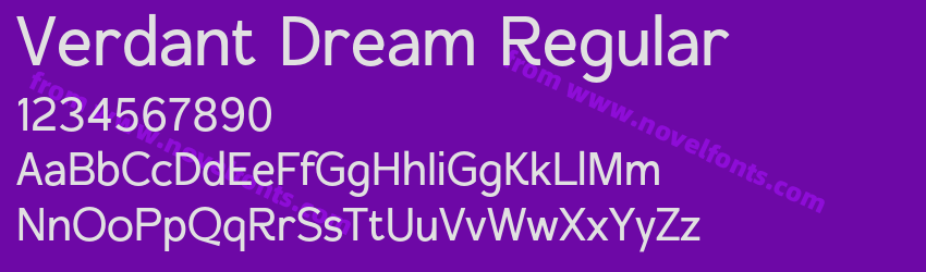 Verdant Dream RegularPreview Verdant Dream RegularPreview