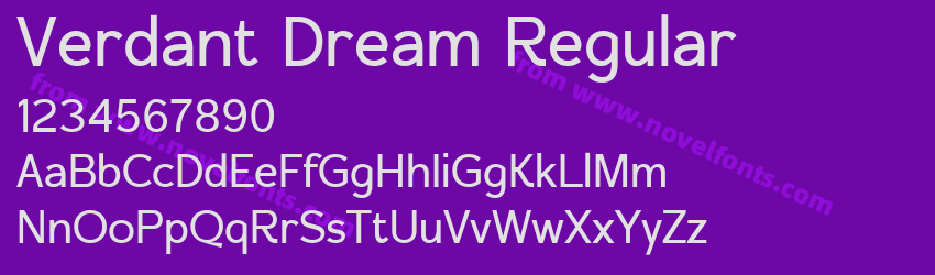 Verdant Dream RegularPreview Verdant Dream RegularPreview