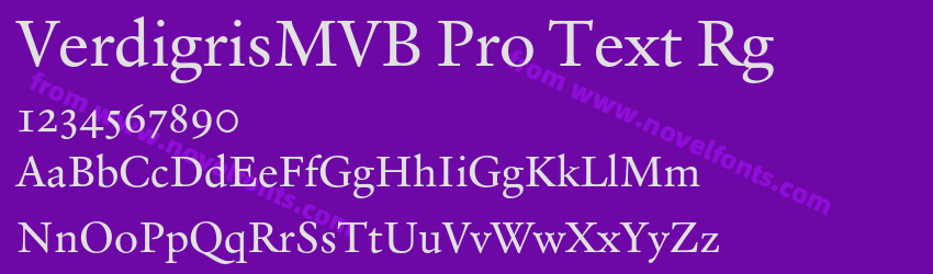 VerdigrisMVB Pro Text RgPreview