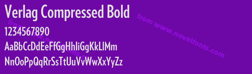 Verlag Compressed BoldPreview Verlag Compressed BoldPreview