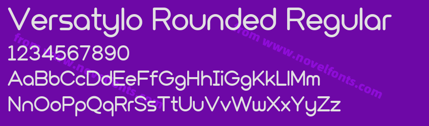 Versatylo Rounded RegularPreview Versatylo Rounded RegularPreview