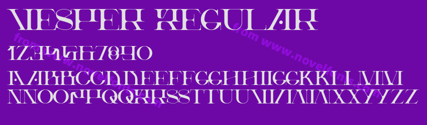 Vesper RegularPreview Vesper RegularPreview
