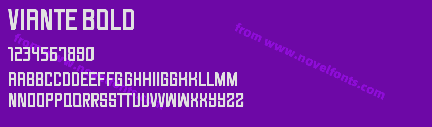 Viante BoldPreview Viante BoldPreview