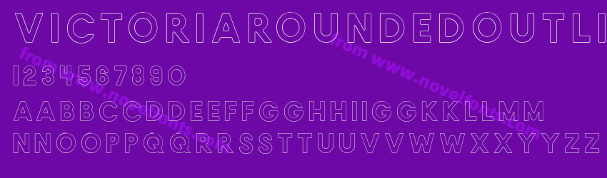 VictoriaROUNDEDOUTLINEPreview VictoriaROUNDEDOUTLINEPreview