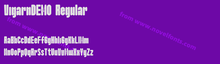 VigarnDEMO RegularPreview VigarnDEMO RegularPreview