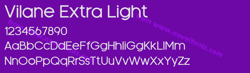 Vilane Extra LightPreview Vilane Extra LightPreview