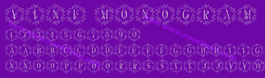 Vine Monogram WreathPreview
