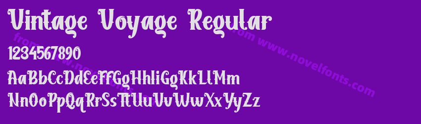 Vintage Voyage RegularPreview Vintage Voyage RegularPreview
