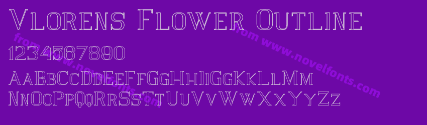 Vlorens Flower OutlinePreview Vlorens Flower OutlinePreview