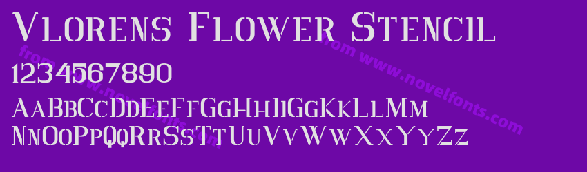 Vlorens Flower StencilPreview Vlorens Flower StencilPreview