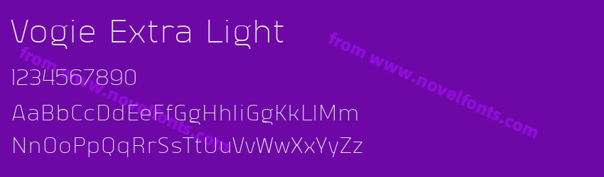 Vogie Extra LightPreview Vogie Extra LightPreview