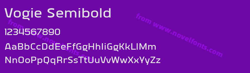 Vogie SemiboldPreview Vogie SemiboldPreview