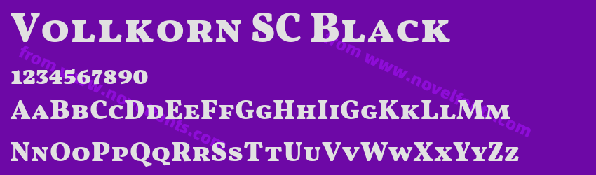 Vollkorn SC BlackPreview Vollkorn SC BlackPreview