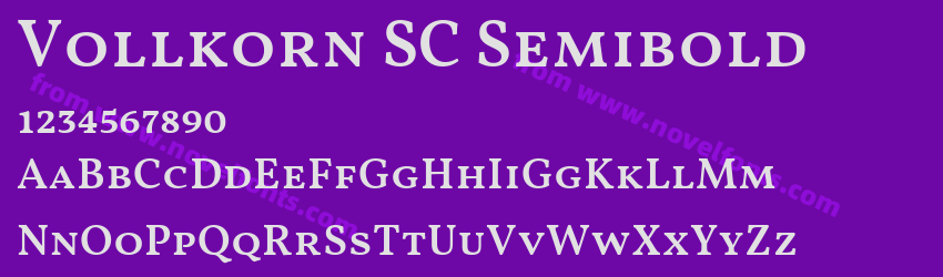 Vollkorn SC SemiboldPreview Vollkorn SC SemiboldPreview
