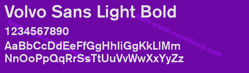 Volvo Sans Light BoldPreview Volvo Sans Light BoldPreview