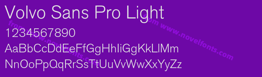 Volvo Sans Pro LightPreview Volvo Sans Pro LightPreview