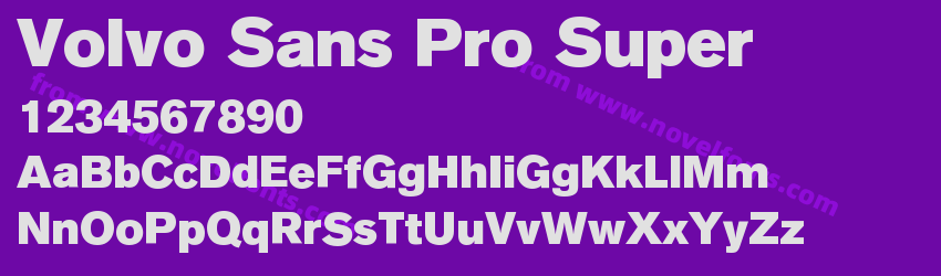 Volvo Sans Pro SuperPreview Volvo Sans Pro SuperPreview