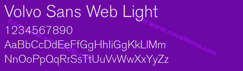 Volvo Sans Web LightPreview Volvo Sans Web LightPreview