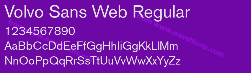 Volvo Sans Web RegularPreview Volvo Sans Web RegularPreview