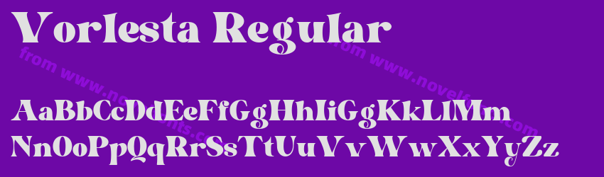 Vorlesta RegularPreview Vorlesta RegularPreview