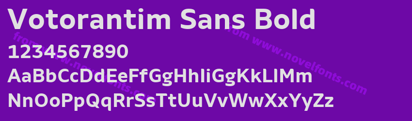 Votorantim Sans BoldPreview Votorantim Sans BoldPreview