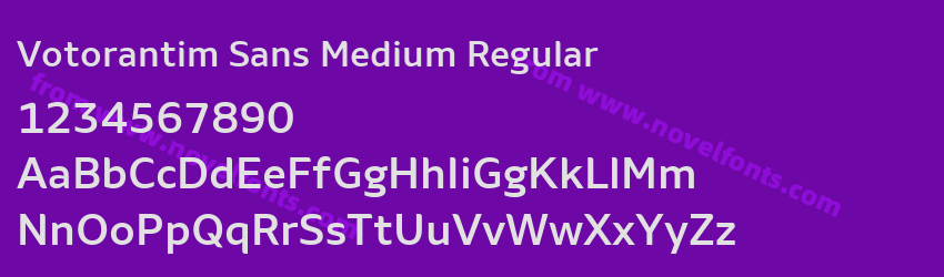 Votorantim Sans Medium RegularPreview Votorantim Sans Medium RegularPreview